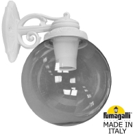 Светильник уличный настенный Fumagalli GLOBE 250 белый, дымчатый G25.131.000.WZE27DN