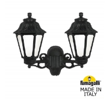 Уличный светильник-бра FUMAGALLI ANNA черный, бежевый E22.141.000.AYF1R