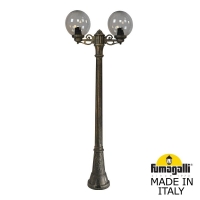 Садово-парковый фонарь Fumagalli GLOBE 250 бронза, дымчатый G25.158.S20.BZE27