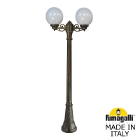 Садово-парковый фонарь Fumagalli GLOBE 250 бронза, бежевый G25.158.S20.BYE27