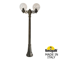 Садово-парковый фонарь Fumagalli GLOBE 250 бронза, прозрачный G25.158.S20.BXE27