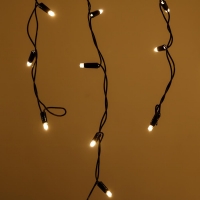 Уличная светодиодная гирлянда Ardecoled бахрома ARD-Edge-PRO-4000x600-Black-128LED-Milk-STD Warm 034111