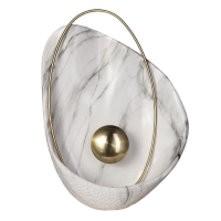 Настенный светильник LED с мраморным корпусом Loft It Clam 10043 White