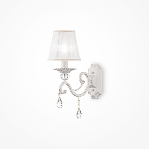 Настенный светильник с хрустальными подвесками Maytoni Elegant ARM247-01-G