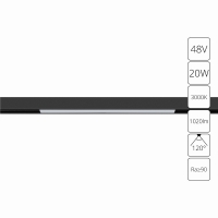 Магнитный трековый светильник Arte Lamp LINEA A4673PL-1BK
