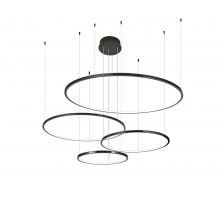 Люстра Newport 15000 LED 3100K(теплый) 105W 15104/S black glossy