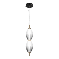 Светильник подвесной ST-Luce Ice Черный/Белый, Дымчатый LED 1*16W 3000K SL6130.403.15