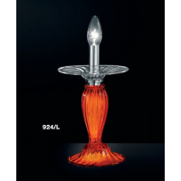 Настольная лампа VetriLamp 924/L Cristallo/Arancio