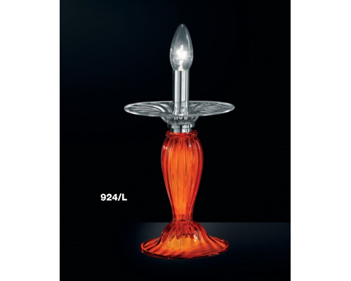 Настольная лампа VetriLamp 924/L Cristallo/Arancio